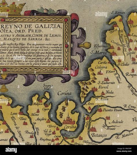 Reyno de Galizia - kingdom of Galicia - reino de Galicia - Ojea Stock Photo - Alamy
