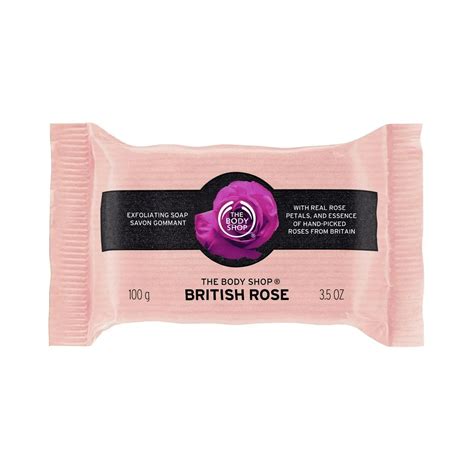 Body Shop British Rose Exfoliating Soap – Natural Indulgence