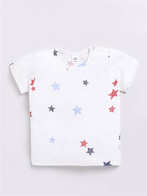 White Stars Print Co-ord Set – Clt.s