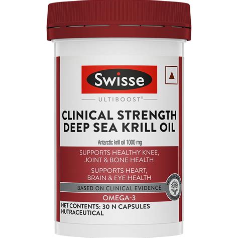 Swisse Antarctic Krill Oil - 1000mg Krill Oil In Each Capsule ...