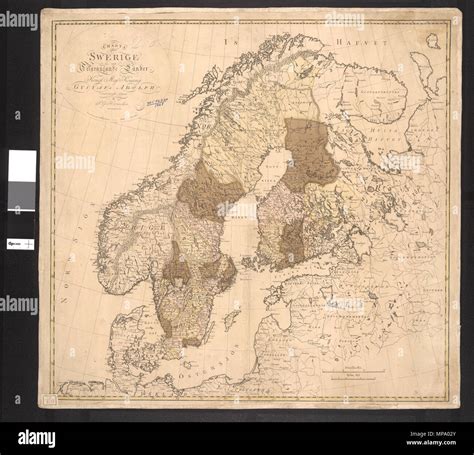 Mapa de suecia hi-res stock photography and images - Alamy