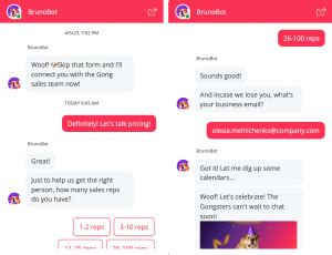 Image result for Chatbot Conversation Examples