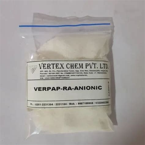 Pulp Mill Chemicals - Retention Aid Anionic Powder Manufacturer from Thane