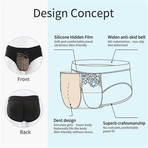 Crossdresser Underwear Transvestite Transgender Hiding Gaff Panty: Buy ...