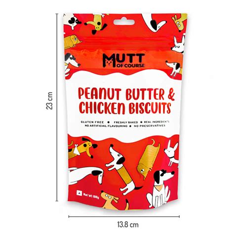 Peanut Butter Chicken Dog Biscuits | Healthy & Tasty Treats – Mutt of ...
