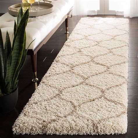 Buy AaHo Decor Silk and Woollen Coir Super-Soft Shaggy Carpets and ...