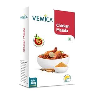 Vemica Chicken Masala 100g | Authentic Indian Chicken Curry Spice Blend ...