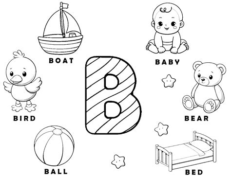 Coloring Pages Letter B [2025]