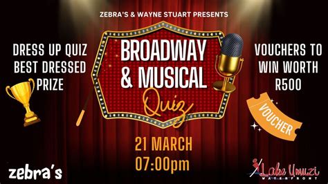 Broadway & Musical Dress-Up Quiz, 1 Kiewiet Street , 2302 Secunda ...