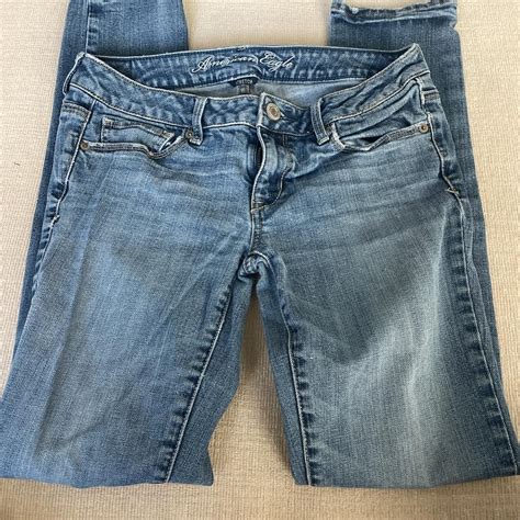 low rise american eagle skinny jeans - Depop