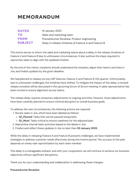 Image result for Memo Example