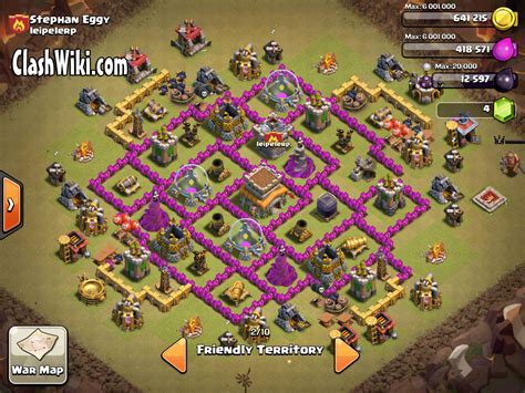 Unduh New Coc Base Design For Clan War Hall 7 - coolqup
