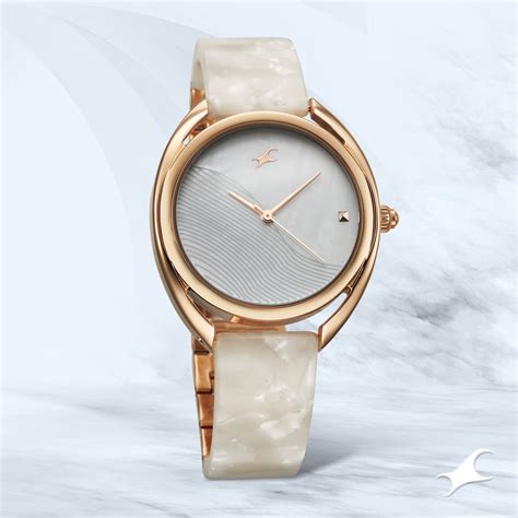 Buy Online Fastrack Younique Quartz Analog Mother Of Pearl Dial Acetate ...