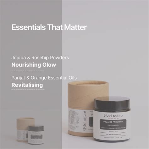 Jojoba Calendula Face Mask | Natural Face Glow Mask – Vivid Nature