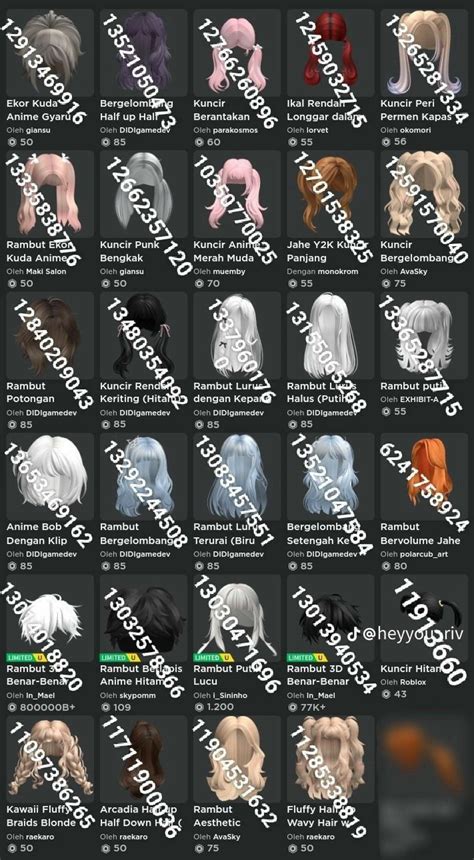 Image result for Code Promo Roblox Cheveux