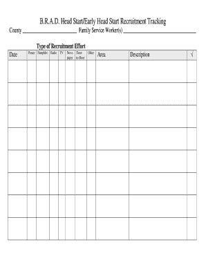 Fillable Online recruitment tracking formdoc Fax Email Print - pdfFiller