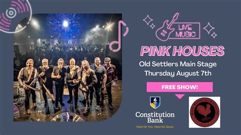 Pink Houses: A Tribute to John Cougar Mellencamp - Old Settlers ...