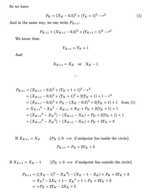 Midpoint Circle Algorithm Tutorial 的图像结果