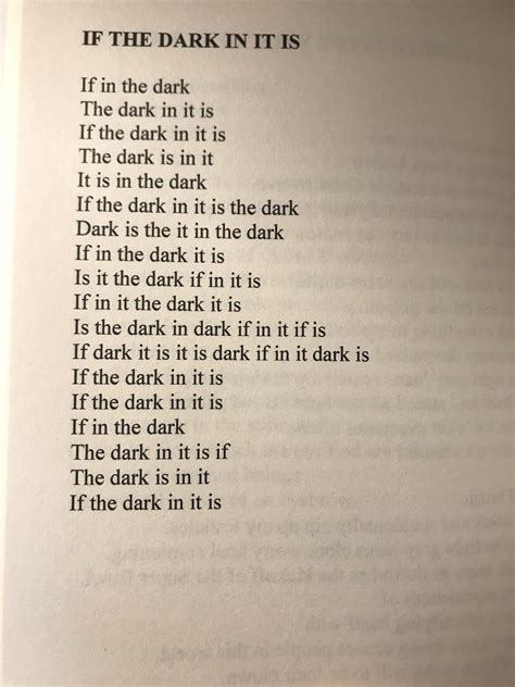 [POEM] "If The Dark In It Is" by RC Miller : r/Poetry