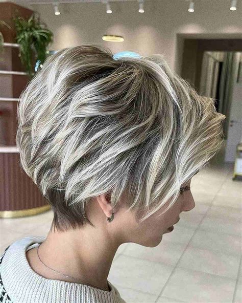 Short Length Platinum Blonde Hair