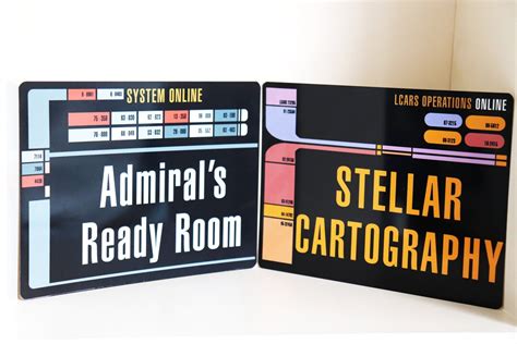 Buy LCARS Personalized Door Sign A5 Aluminum Print Star Trek Sci-fi ...