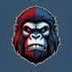 Entry #219 by Yozarsif7 for Logo featuring extinct ape Gigantopithecus ...