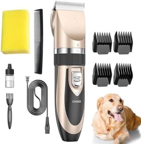 Juboo Dog Trimmer | 6 Months Warranty | Rechargeable, Pet Grooming Kit ...
