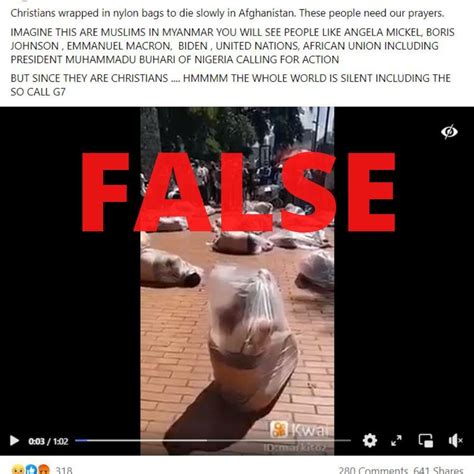 Footage shows anti-government protest in Colombia, not Christians in ...