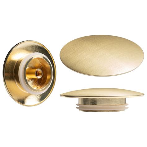 Brushed Brass Bath Waste Cover Upgrade - Better Bathrooms