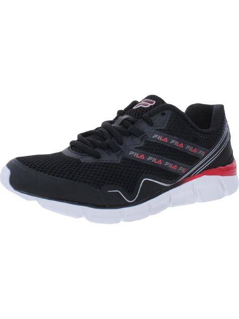 Buy Fila Mens Memory Vernato 8 Memory Foam Running Shoes Black 9.5 ...