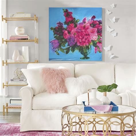 Fuchsia Flora Wall Art | Grandin Road
