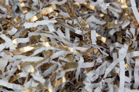 Gold Shredded Paper – The Packing Company