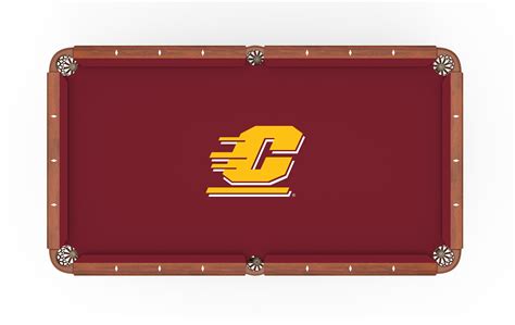 Central Michigan Logo Billiard Cloth | Holland Game Room
