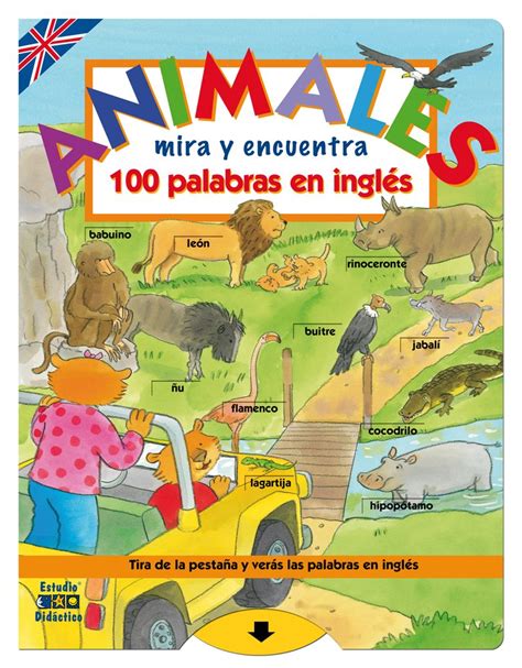 Buy Animales / Animals: Mira y encuentra 100 palabras en ingles / Look ...