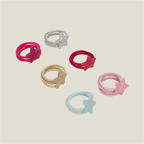 Star Hair Bands Set of 6 - Accessorize India