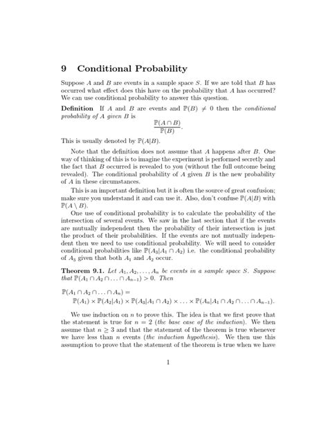 Image result for Theorems of Conditional Probability
