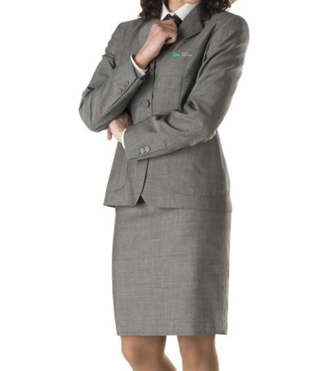 grey color air hostess coat |office uniform | best uniform supplier in ...