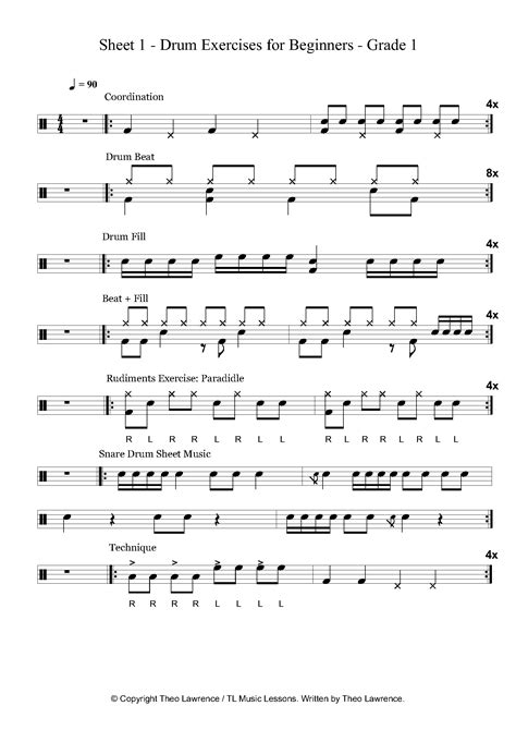 Pipe Band Snare Drum Sheet Music at Elinor Castiglione blog