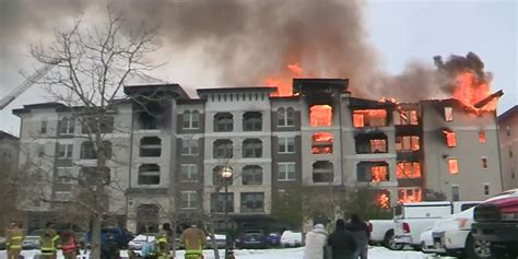 Apartment building burns, water hard to find amid Texas freeze