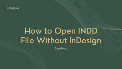 Image result for Open Indd File