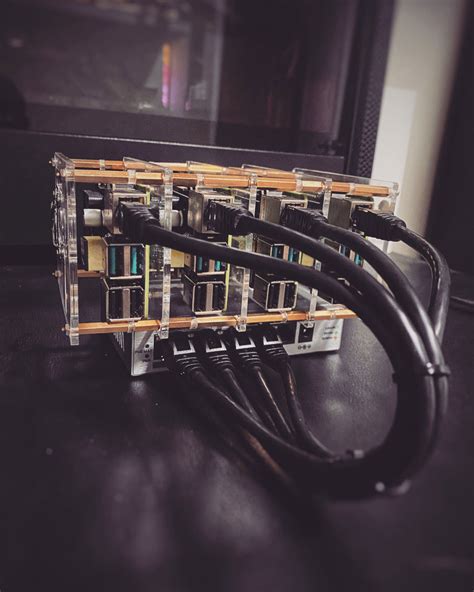 Raspberry Pi 4 Cluster 的图像结果