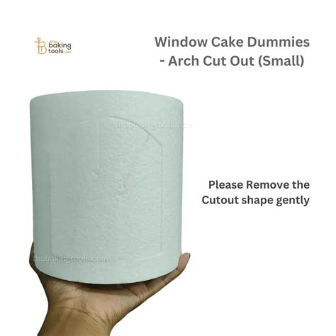 Small Window Cake Dummy Arch Cut Out | Cake Display