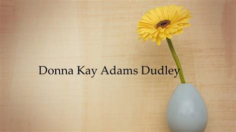 Obituary: Donna Kay Adams Dudley - The Cullman Tribune