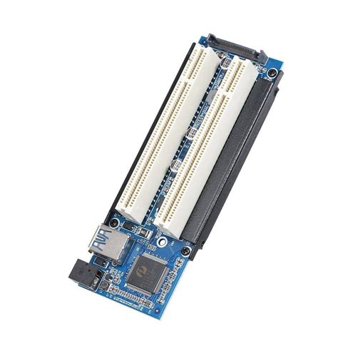 Mini PCI-E to PCI Adapter Card mPCI-E to PCI Riser Adapter with SATA P ...