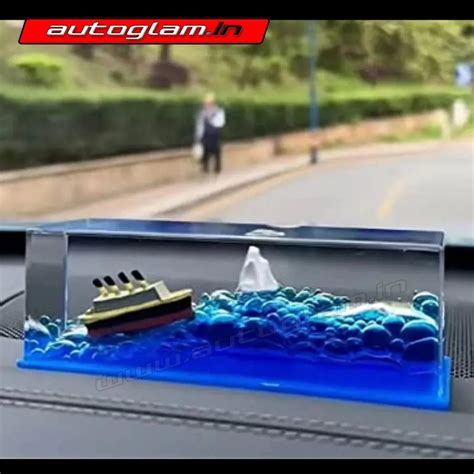 Universal Blue Wave Titanic Ship Car Dashboard, AGUBWSCD – autoglam