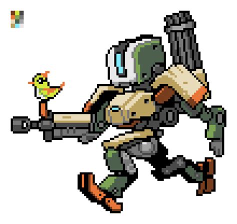 Overwatch 2 - Bastion Pixel Spray Reference by maxlikesdemons on DeviantArt