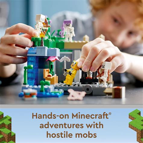 Buy LEGO Minecraft The Skeleton Dungeon Building Kit for Ages 8+ Online ...
