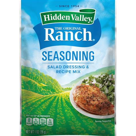 Ranch Dressing Packet Nutrition Facts | Besto Blog