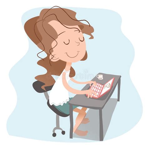 Cartoon People Using Internet an Computer 的图像结果