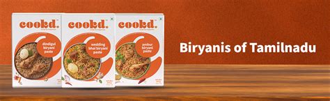 Cookd Dindigul Biryani Paste (Serves 3) | Cooks in 20 Minutes | No ...